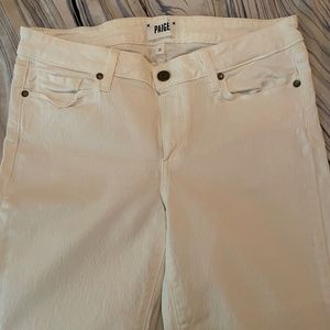 Paige white jeans size 30